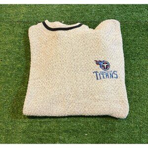 Vintage Tennessee Titans sweatshirt mens XL gray sweater knit thick heavyweight